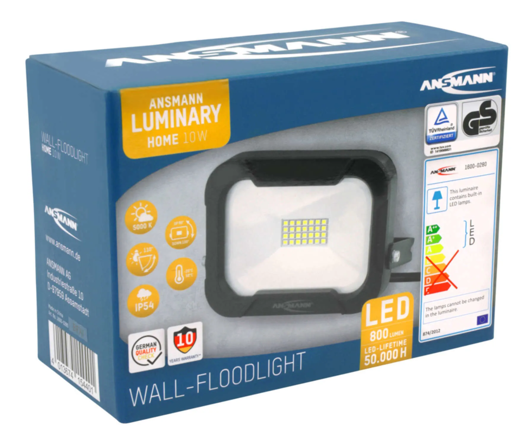 Wfl800 10 W Led Black