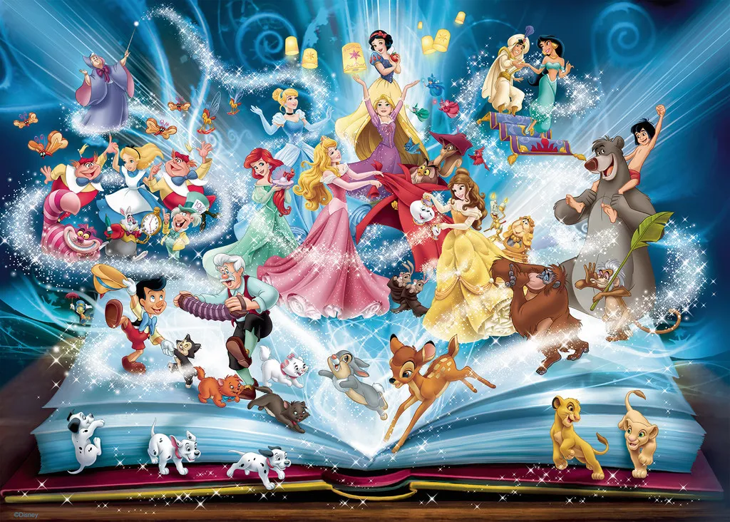 Ravensburger Disney's magical fairy tale book - puzzle, 1500 pcs