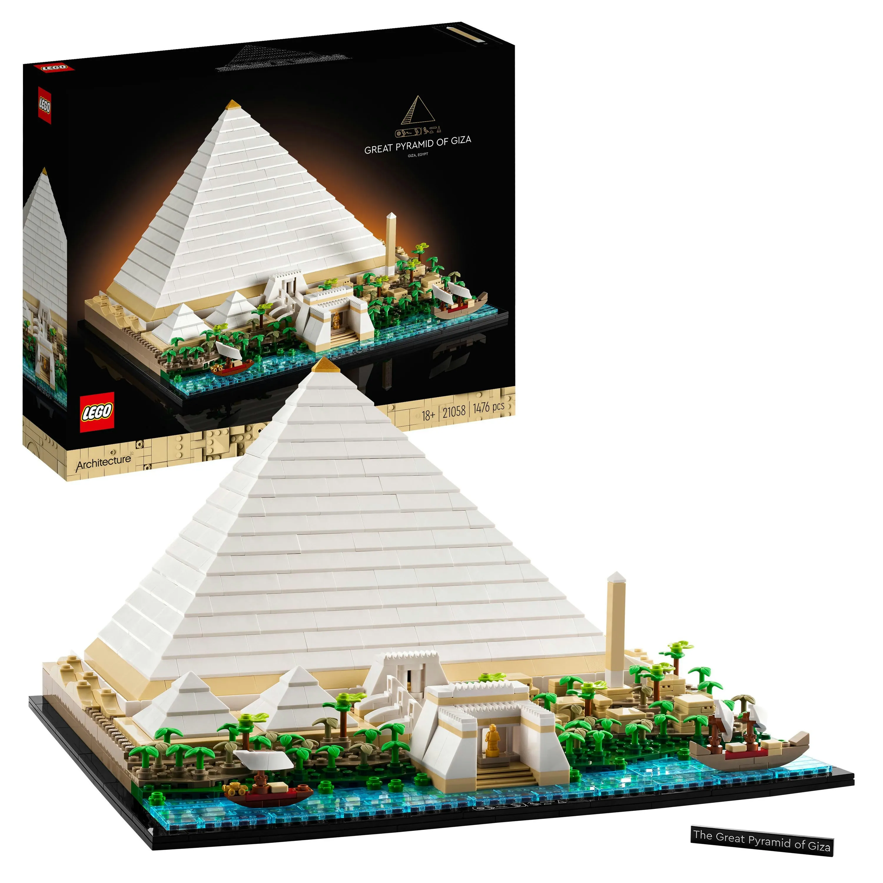 Lego  Architecture Gizan suuri pyramidi 21058