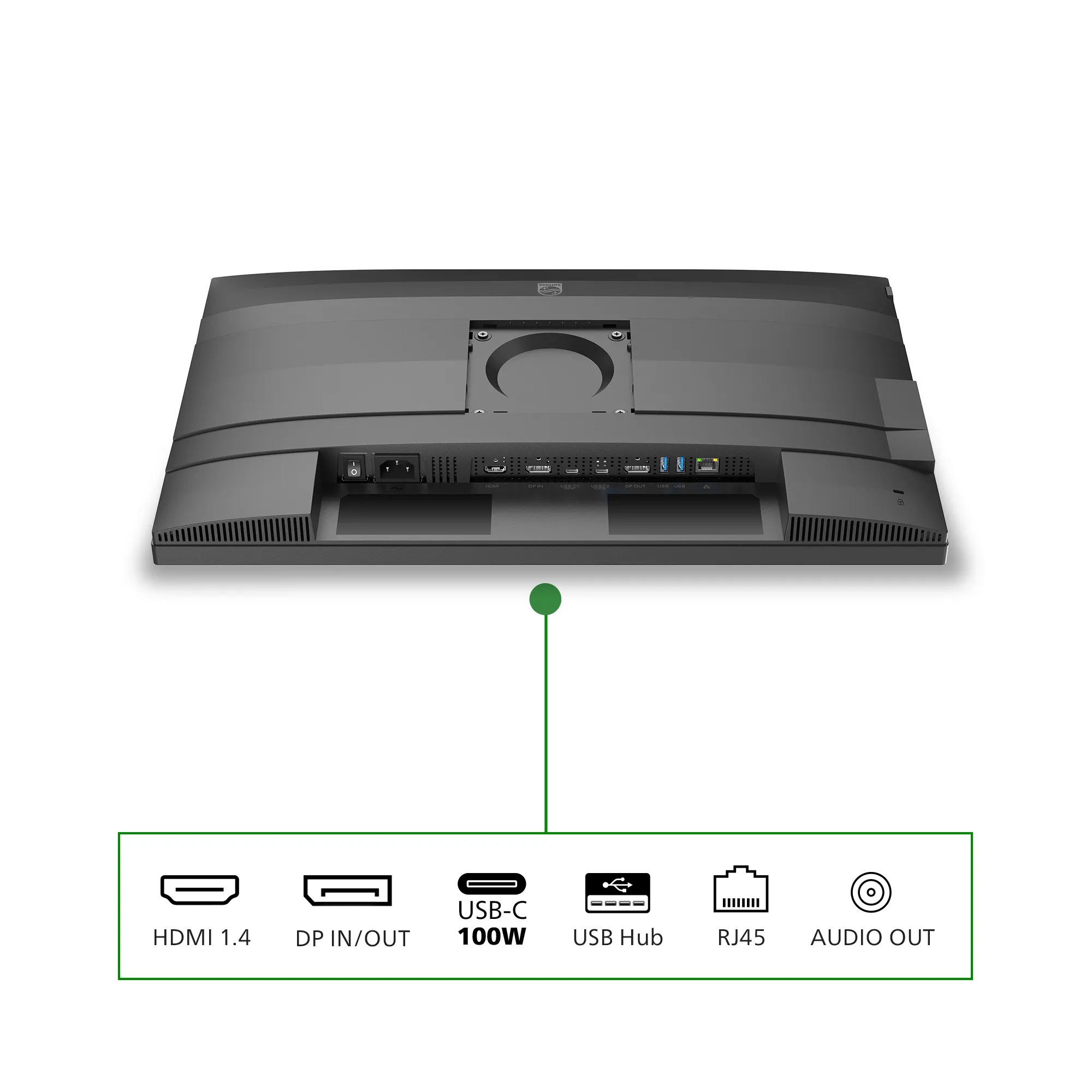 Philips 24B2G5301/00 23.8" Full HD, IPS Monitor with USB-C hub