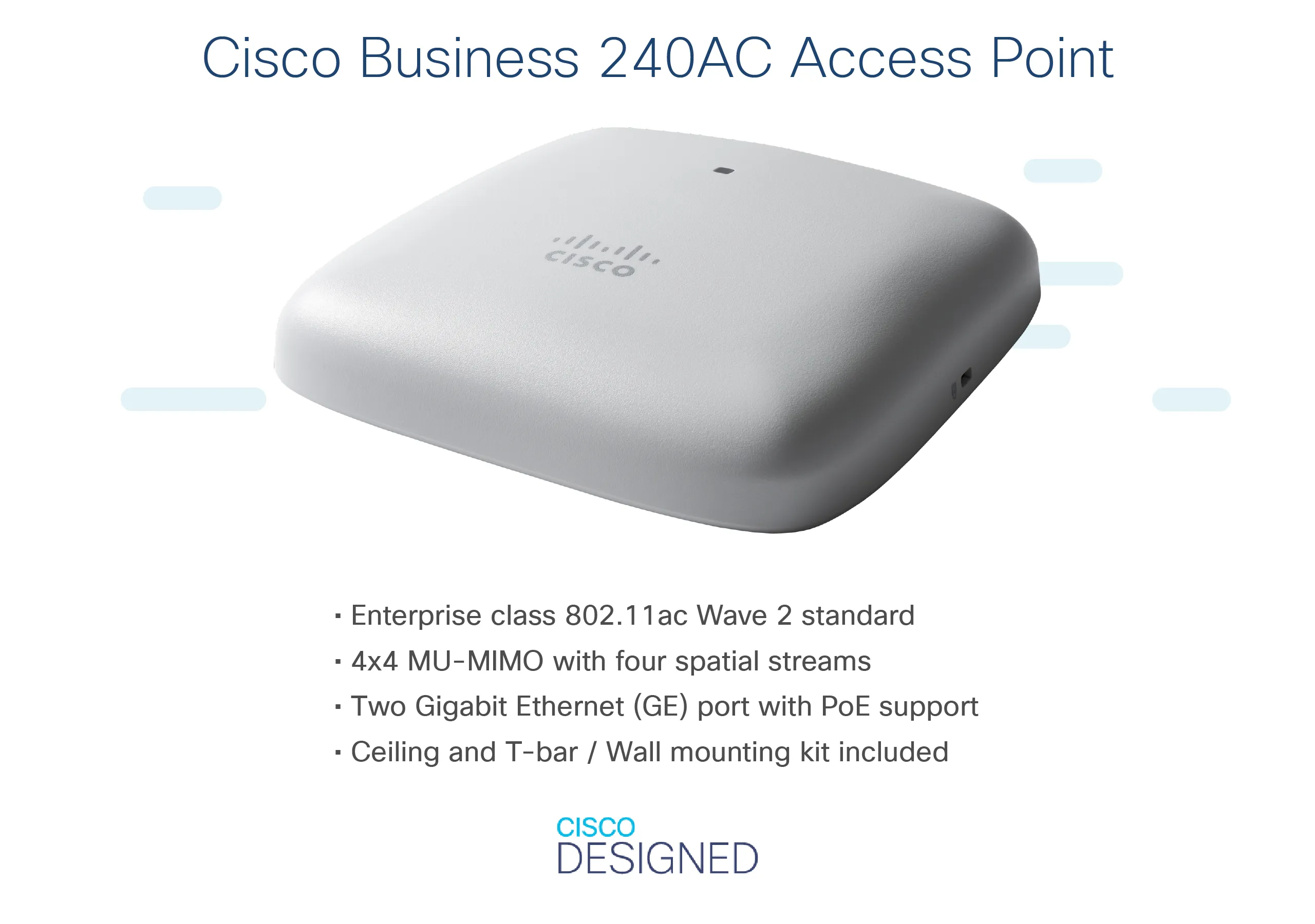 CBW240AC 802.11ac 4x4 Wave 2 - (ei palautusoikeutta)