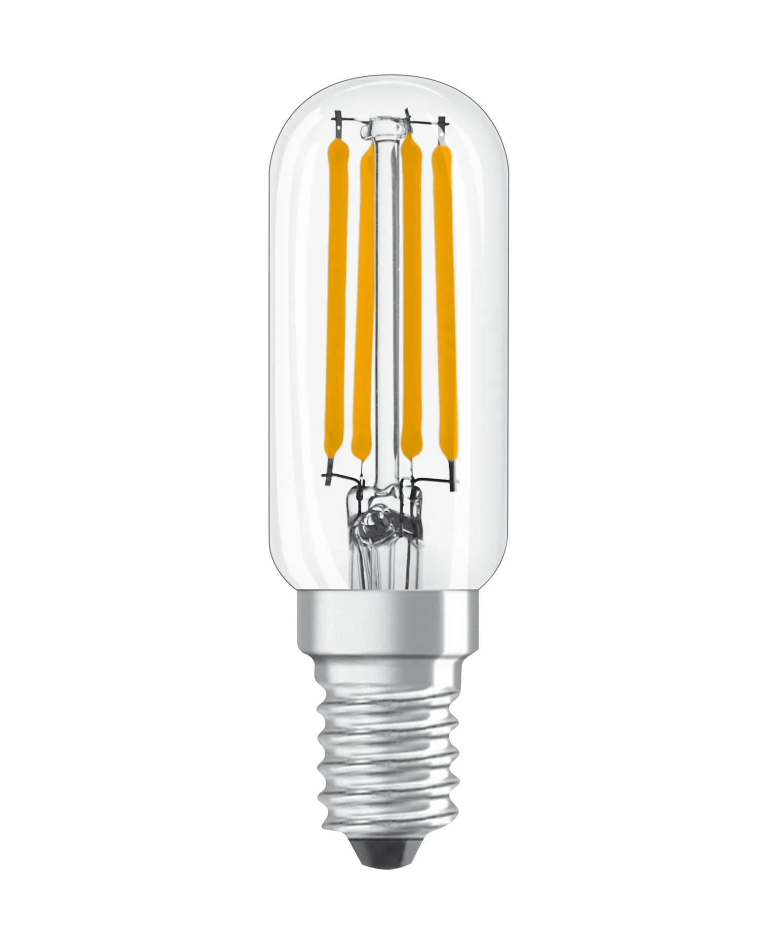 OSRAM ljusdiod T26 4 watt filament E14 varmvit transparent