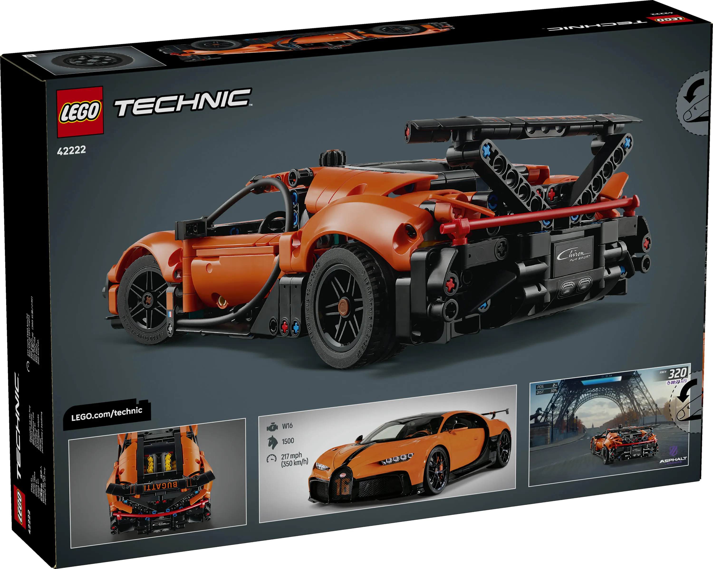 LEGO Technic Bugatti Chiron Pur Sport 42222