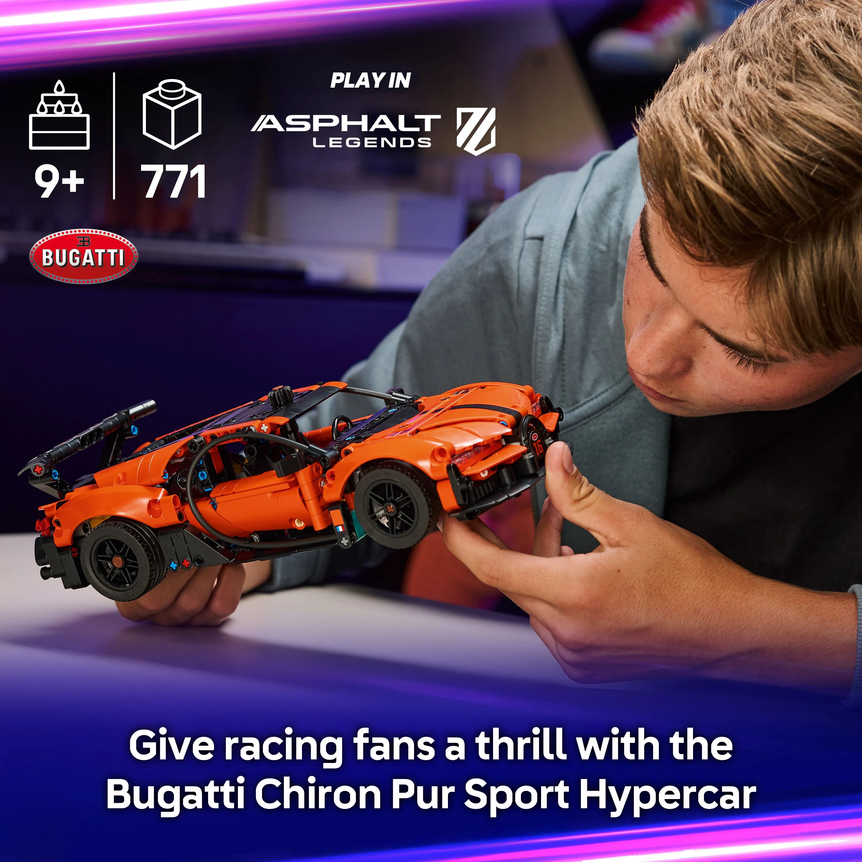 LEGO Technic Bugatti Chiron Pur Sport 42222
