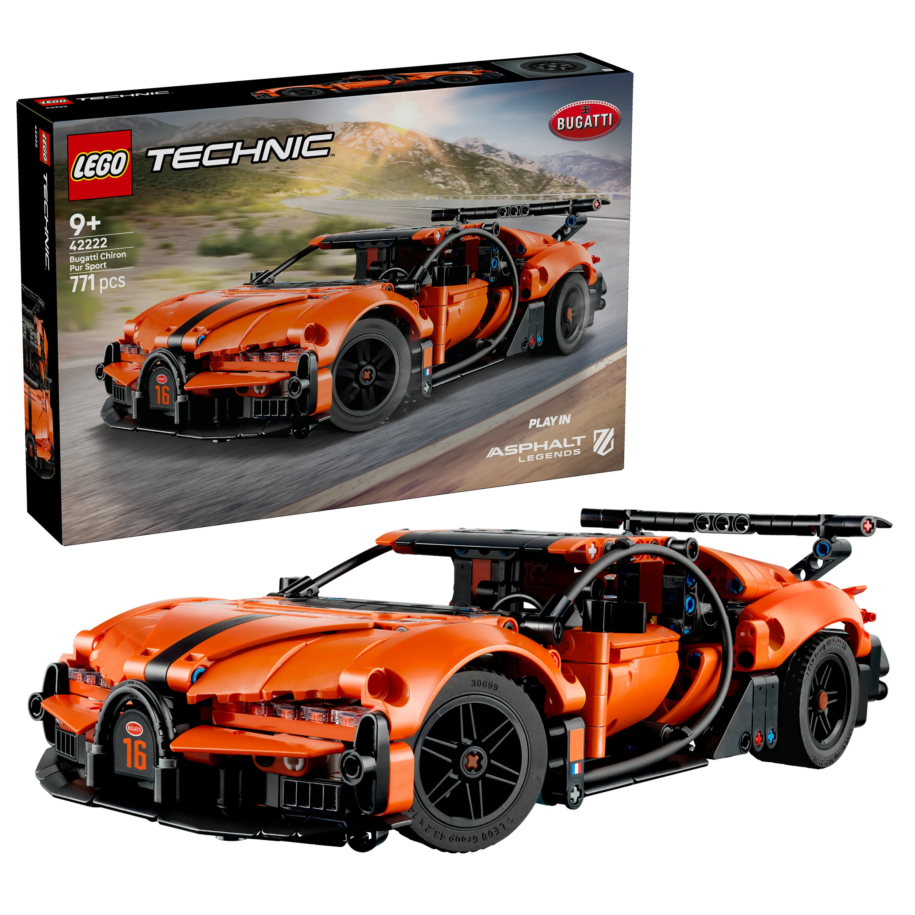 LEGO Technic Bugatti Chiron Pur Sport 42222