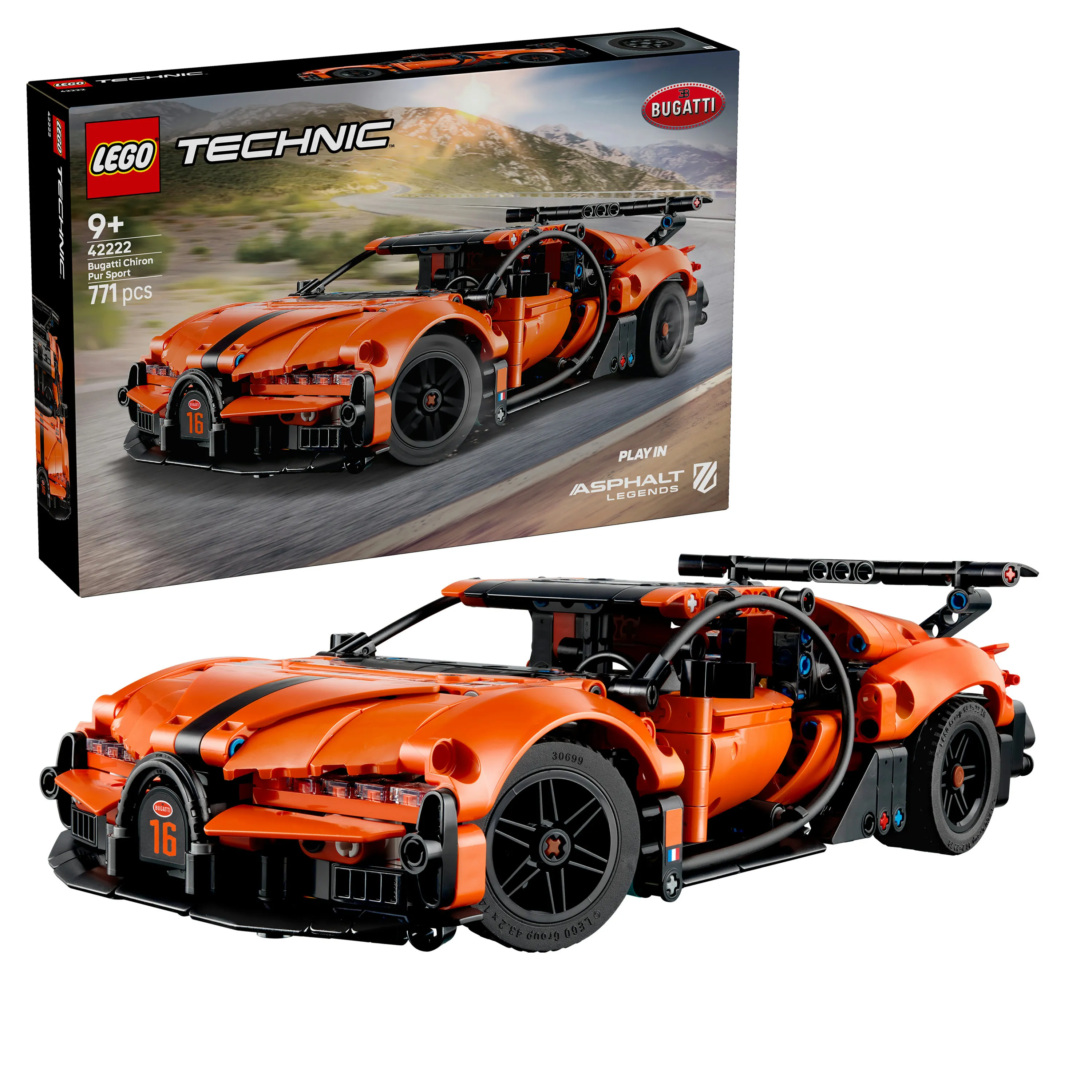 LEGO Technic Bugatti Chiron Pur Sport 42222