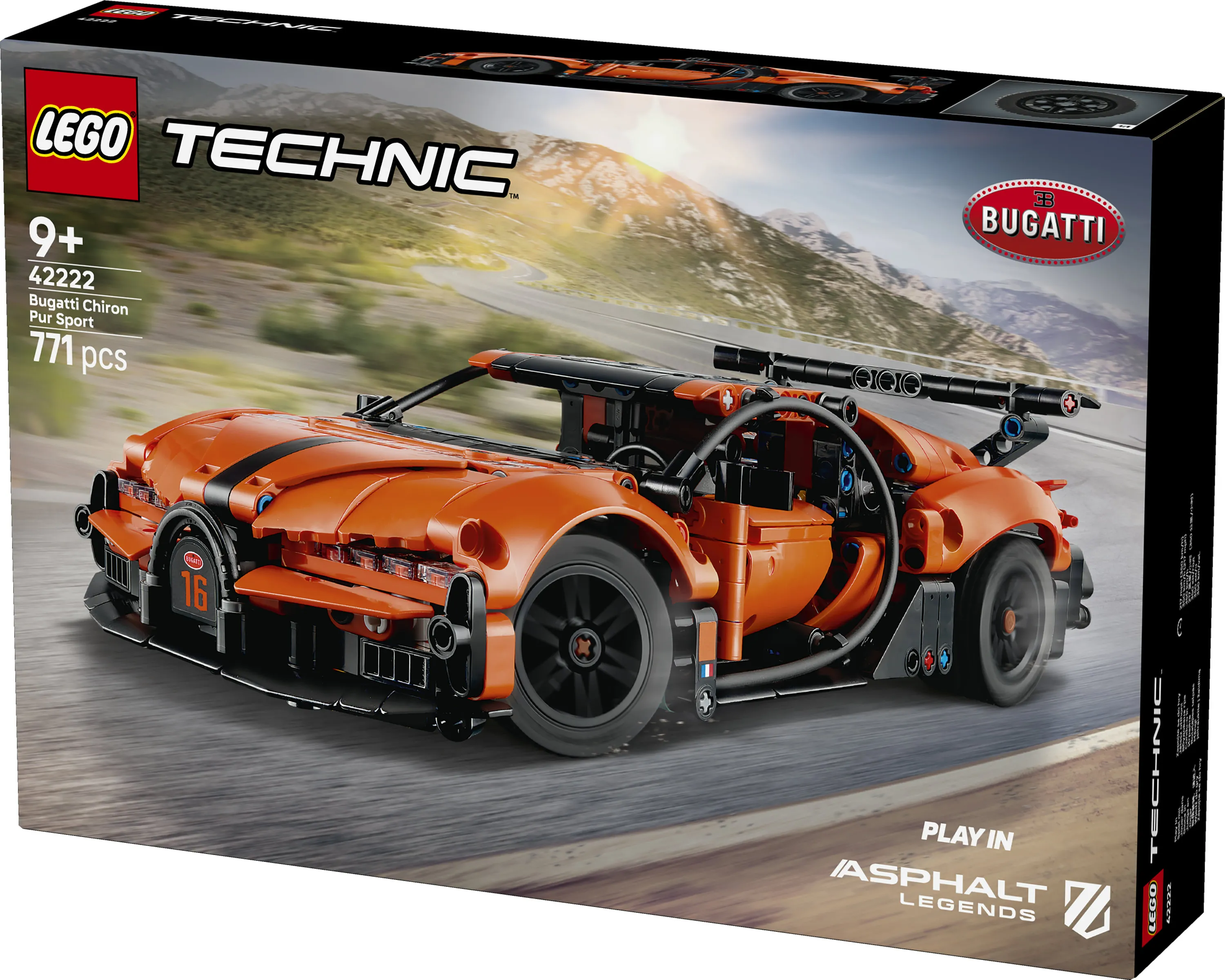 LEGO Technic Bugatti Chiron Pur Sport 42222