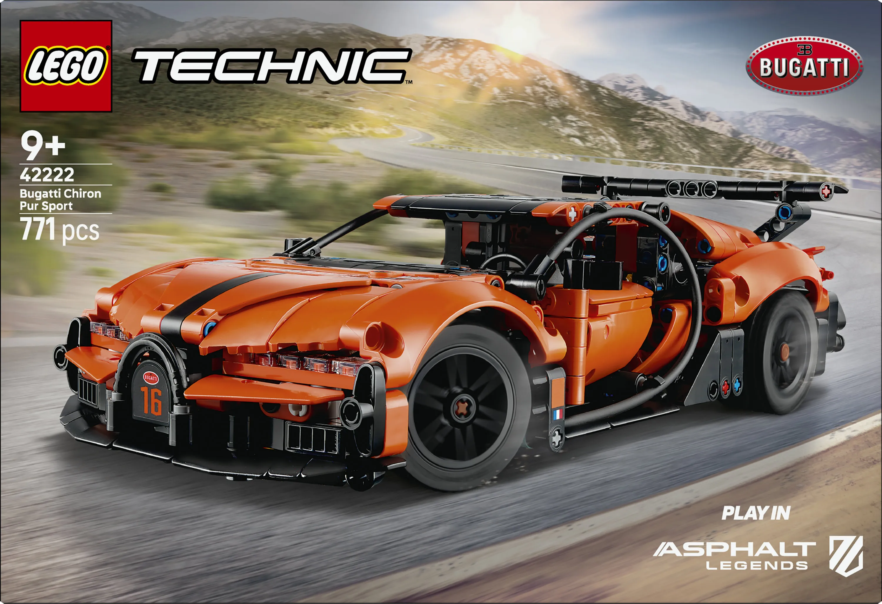 LEGO Technic Bugatti Chiron Pur Sport 42222