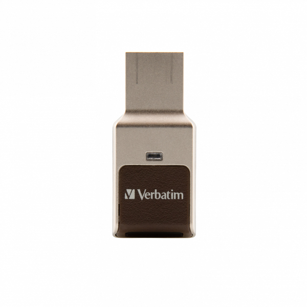 Verbatim 32GB Fingerprint Secure USB 3.0 - memory stick, Silver
