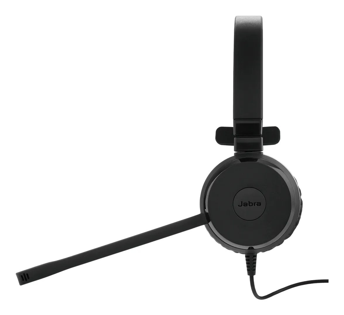 Jabra Evolve 30 II MS Stereo -kuulokemikrofoni + USB-A/C-sovittimet, musta
