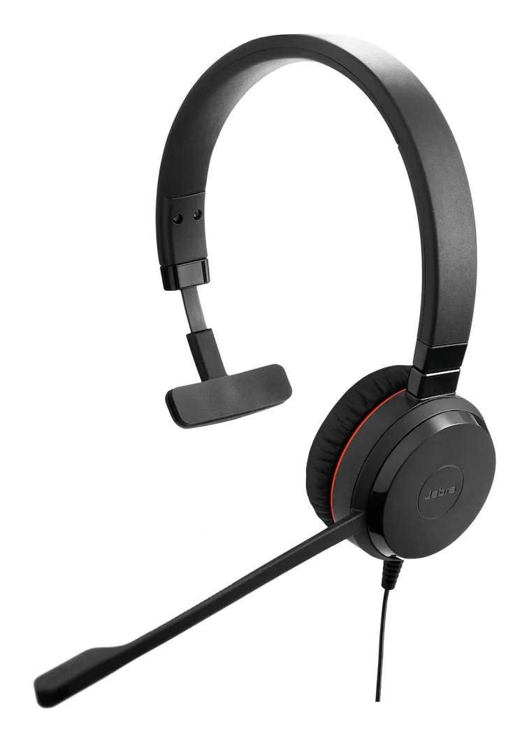 Jabra Evolve 30 II MS Stereo -kuulokemikrofoni + USB-A/C-sovittimet, musta
