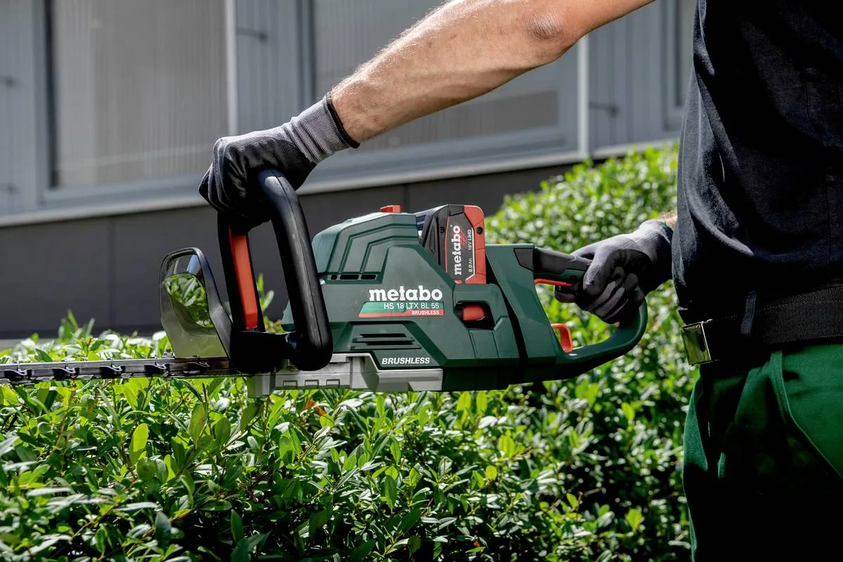 Metabo HS 18 LTX BL 55 H&aelig;ktrimmer 3400opm 55cm Klingel&aelig;ngde