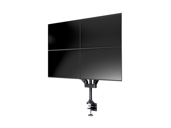 Multibrackets Gas Lift Arm Quad - monitor arm, black, 15&quot;-32&quot;, 10Kg