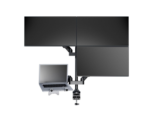 Multibrackets Gas Lift Arm Quad - monitor arm, black, 15&quot;-32&quot;, 10Kg