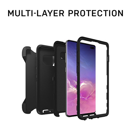 OTTERBOX DEFENDER (GALAXY S10+ BLACK)