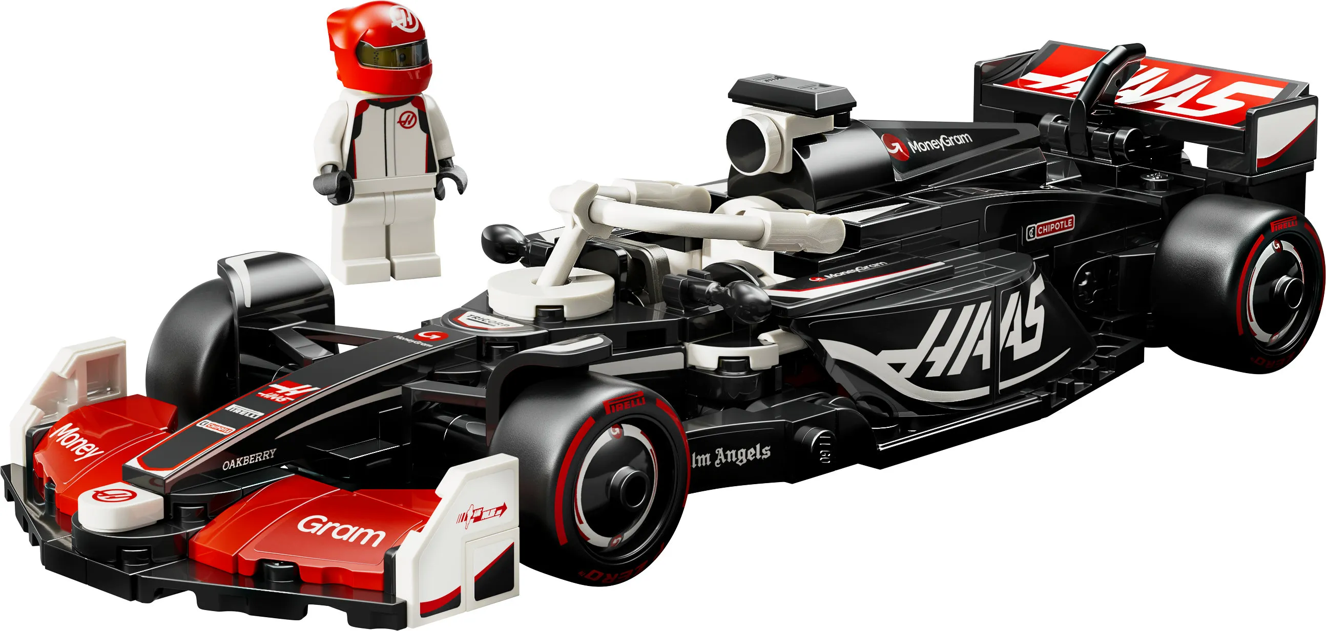 LEGO Speed Champions MoneyGram Haas F1 Team VF-24 Racerbil 77250