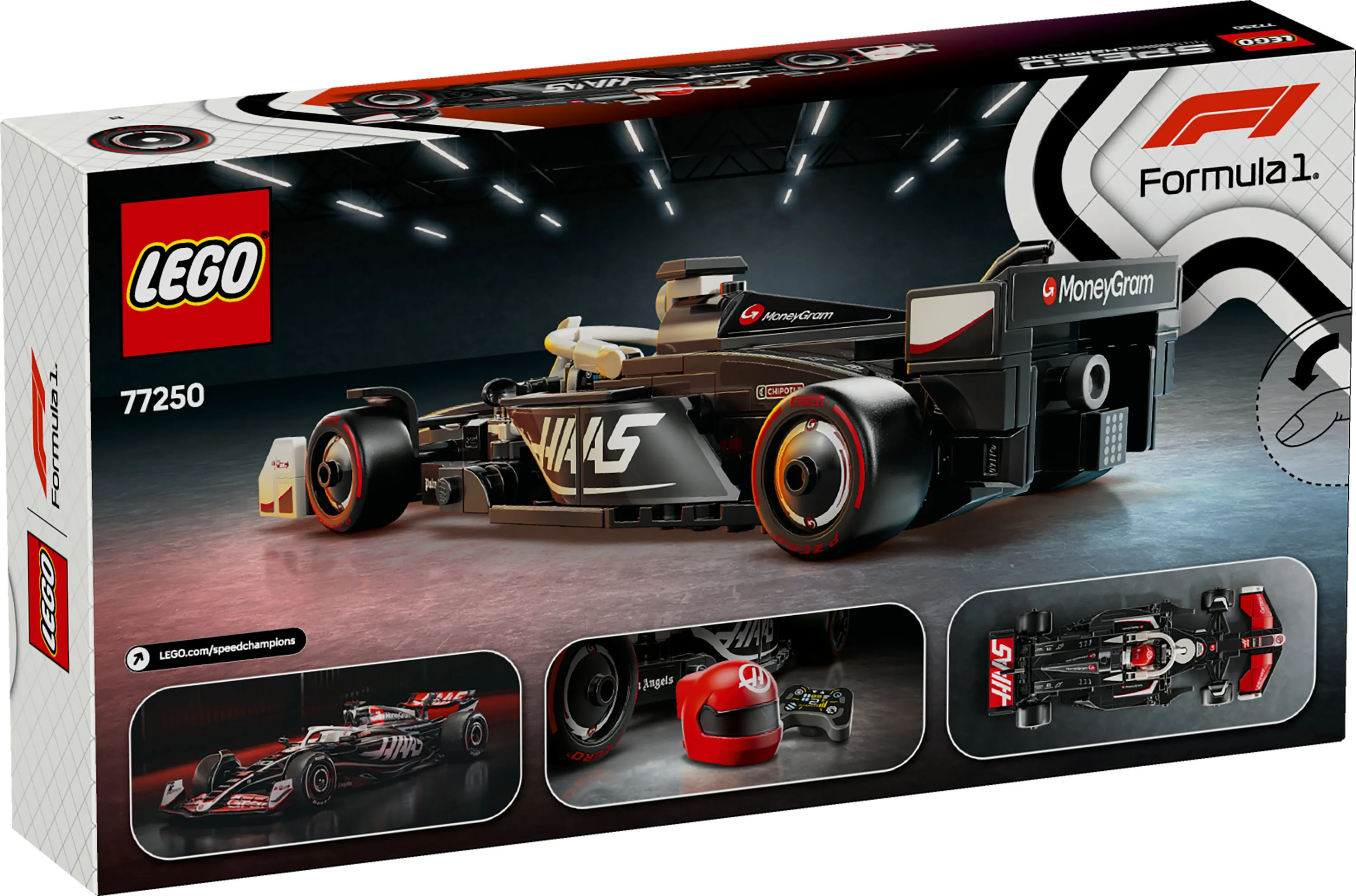 LEGO Speed Champions MoneyGram Haas F1 Team VF-24 Racerbil 77250