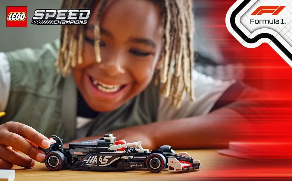 LEGO Speed Champions MoneyGram Haas F1 Team VF-24 Racerbil 77250