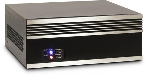 Inter-Tech IPC S21 Ultralille formfaktor Mini ITX Ingen str&oslash;mforsyning Sort Gr&aring; S&oslash;lv