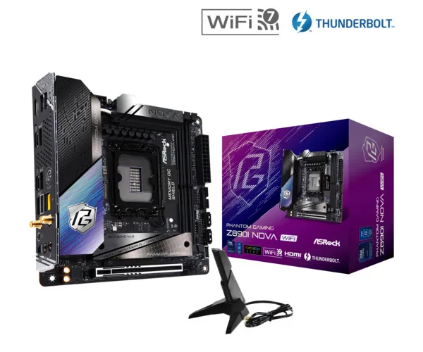 ASRock Z890I Nova WiFi 7 LGA 1851 mITX -emolevy