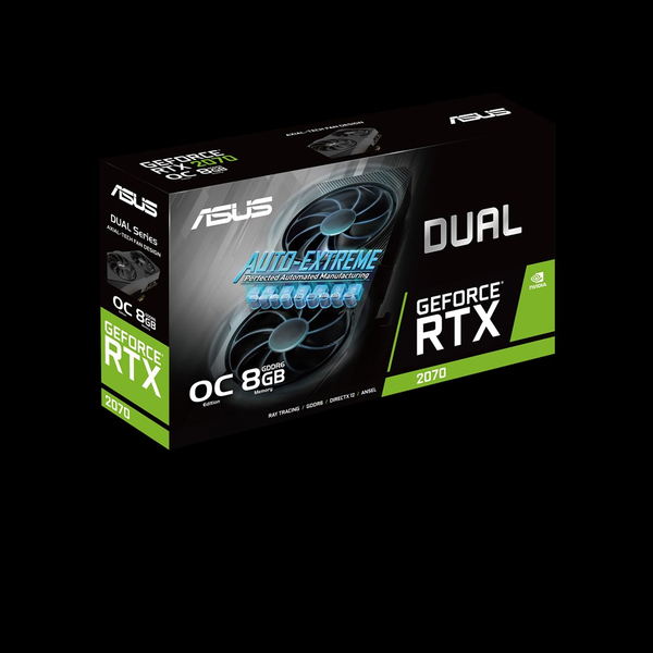 Asus GeForce RTX 2070 Dual EVO OC V2 8 Gt -n&auml;yt&ouml;nohjain