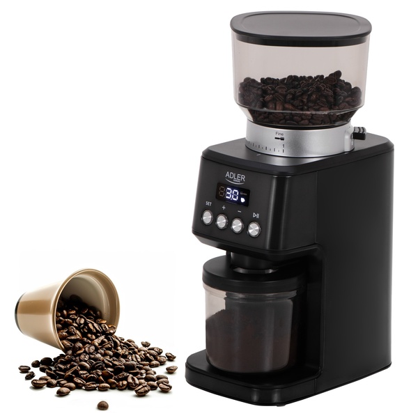 Adler AD 4300 espressokvarn 300 g, svart