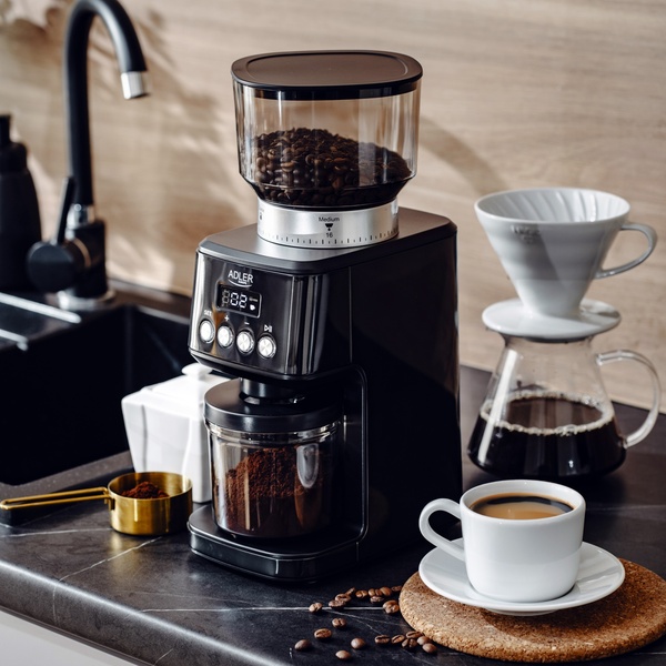 Adler AD 4300 espressokvarn 300 g, svart