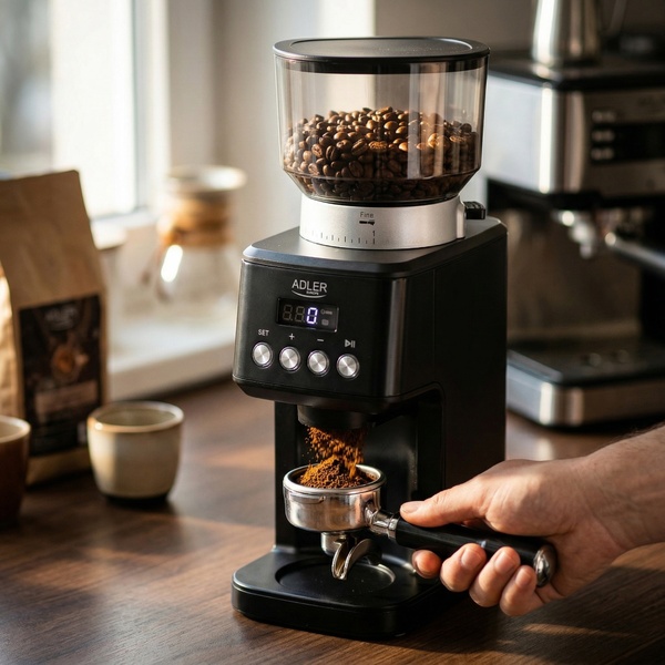 Adler AD 4300 Espresso Coffee Grinder 300g, Black