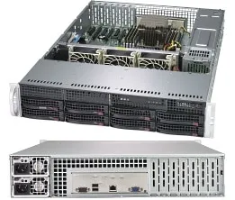 Supermicro A+ Server 2013S-C0R - Palvelin - telineasennettava - 2U - 1-tie - RAM 0 GB - SAS - pikavaihto 3.5" - ei kiintolevy&auml; - AST2500 - GigE - ei KJ - monito