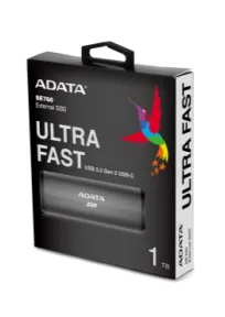 Adata ASE760 512GB USB-C - External SSD, Titanium