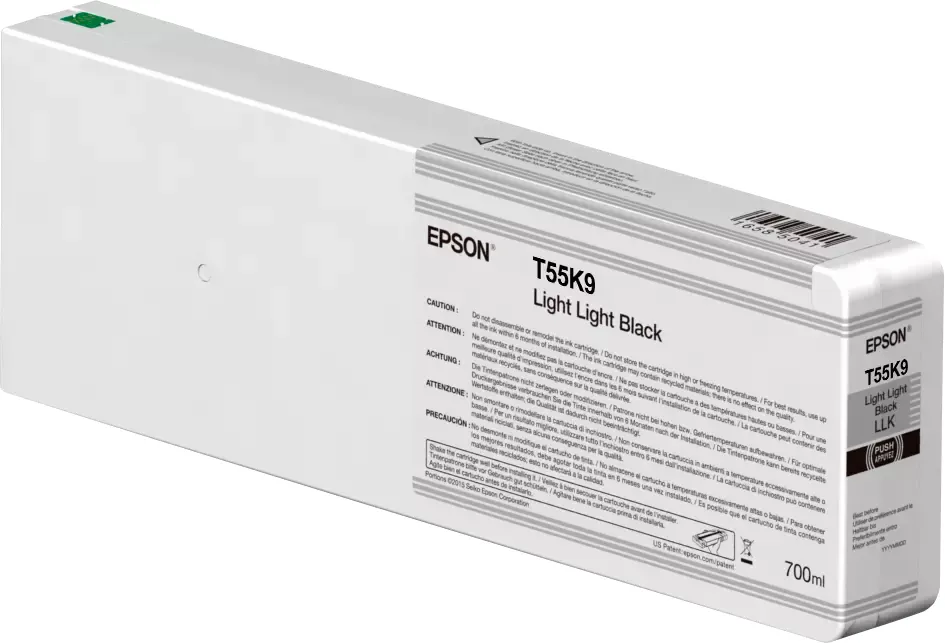 Epson T55K900-mustekasetti, 700 ml, vaalea vaaleanmusta
