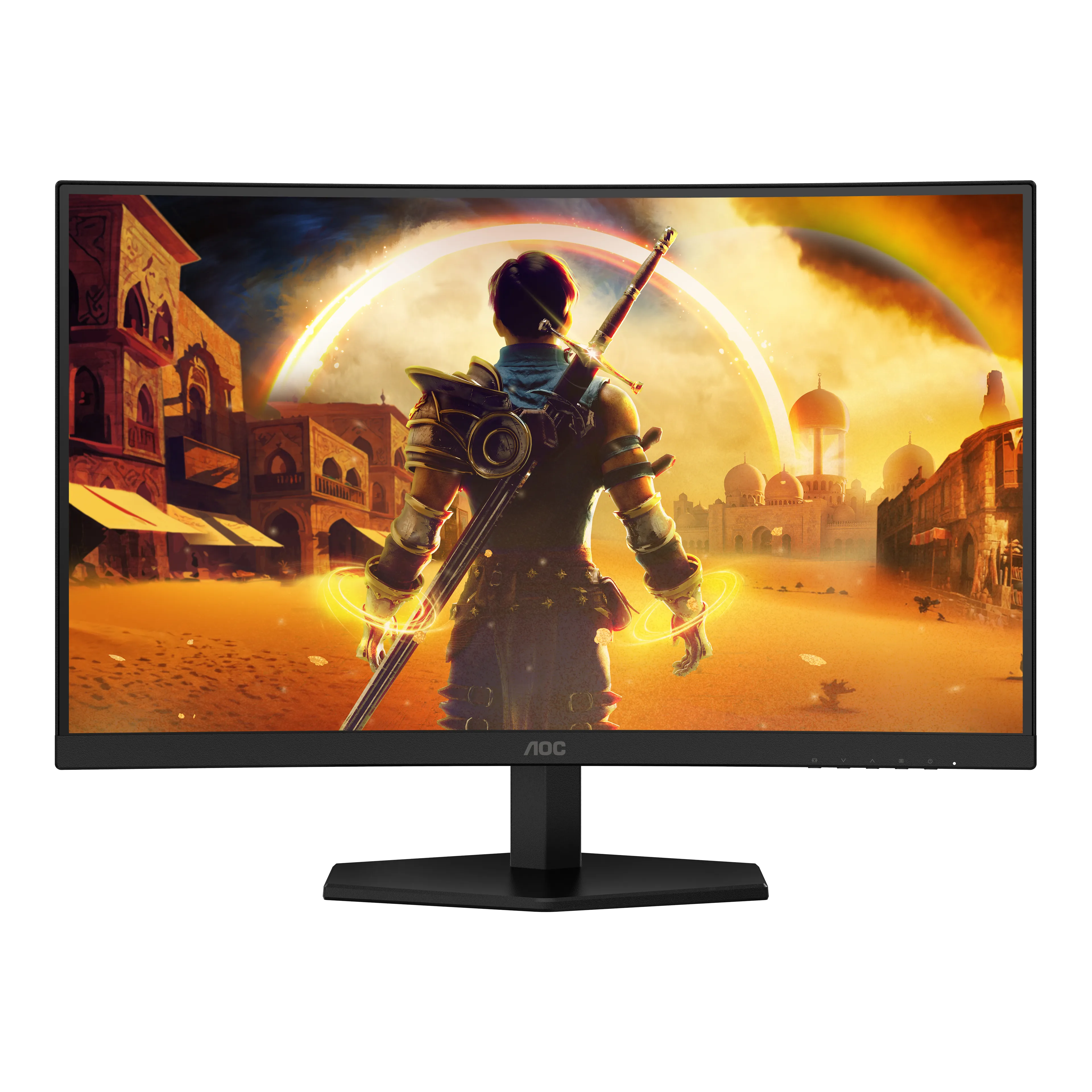 AOC C27G42ZE 27" Full HD, Fast VA -kaareva pelin&auml;ytt&ouml;