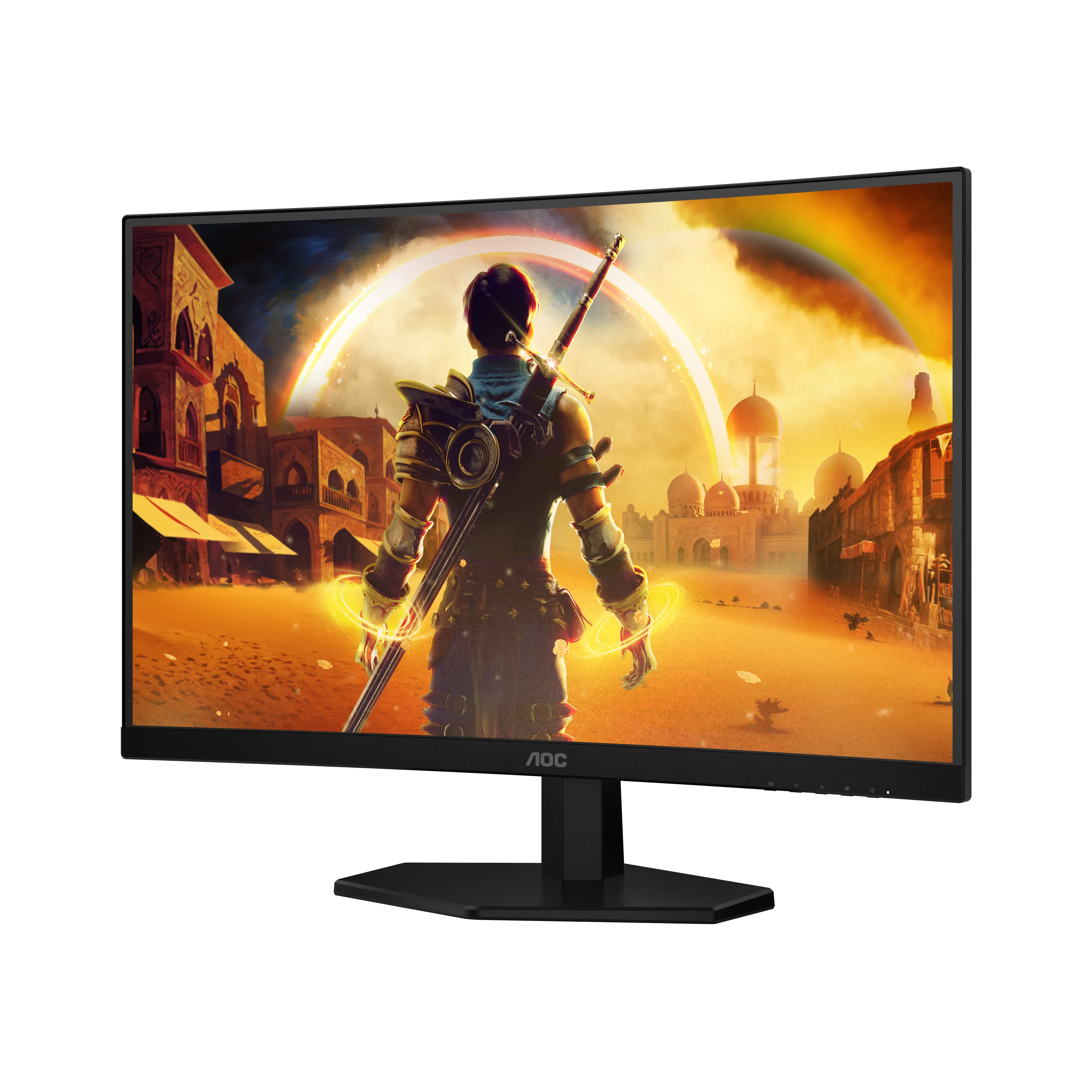 AOC C27G42ZE 27" Full HD, Fast VA -kaareva pelin&auml;ytt&ouml;