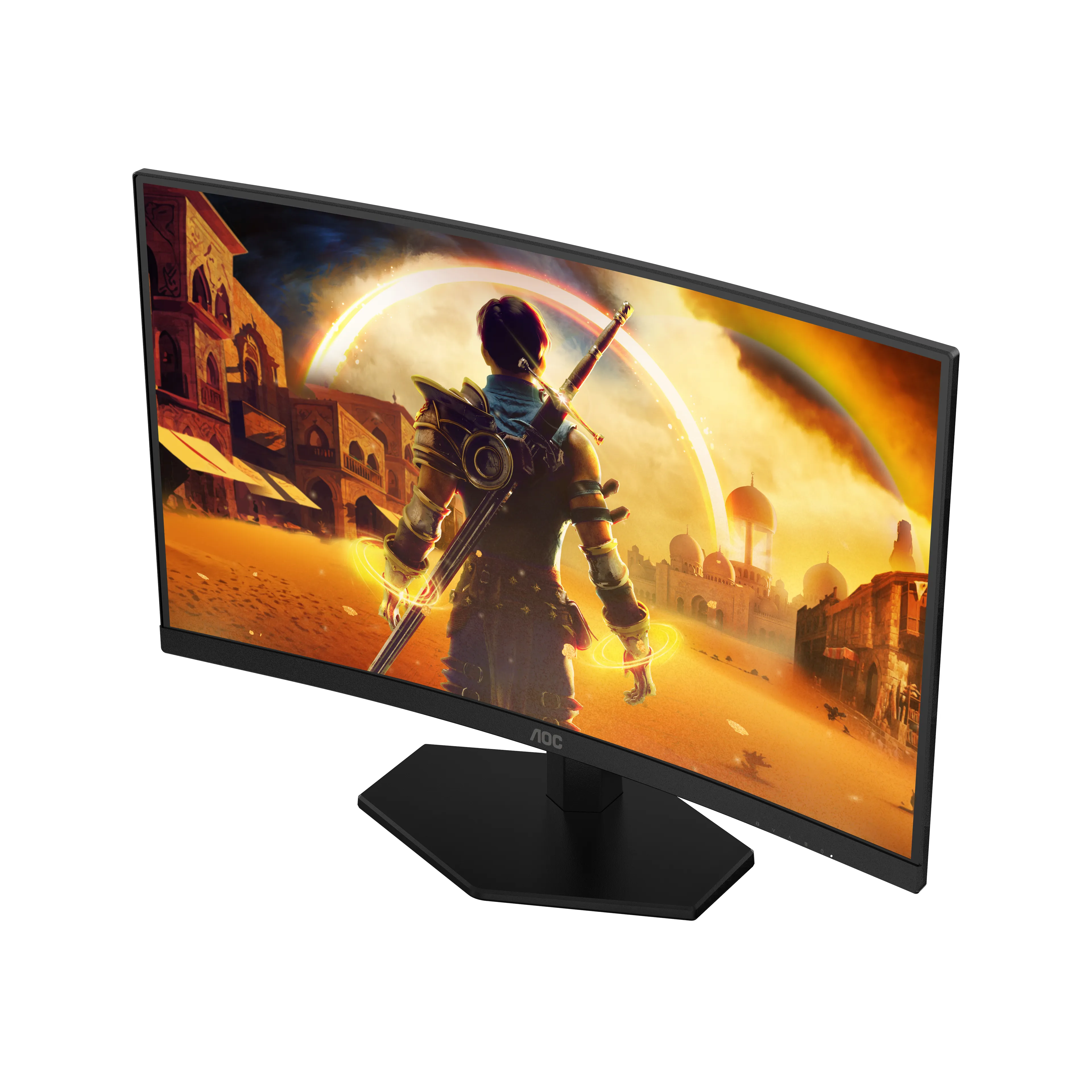 AOC C27G42ZE 27" Full HD, Fast VA -kaareva pelin&auml;ytt&ouml;