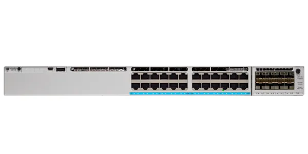 Cisco Catalyst 9300L Mini - Network Essentials - kytkin - L3 - Hallinnoitu - 40 x 10/100/1000 (UPOE) + 8 x 100/1000/2.5G/5G/10G (UPOE) + 4 x 25 Gigabit SFP (upl