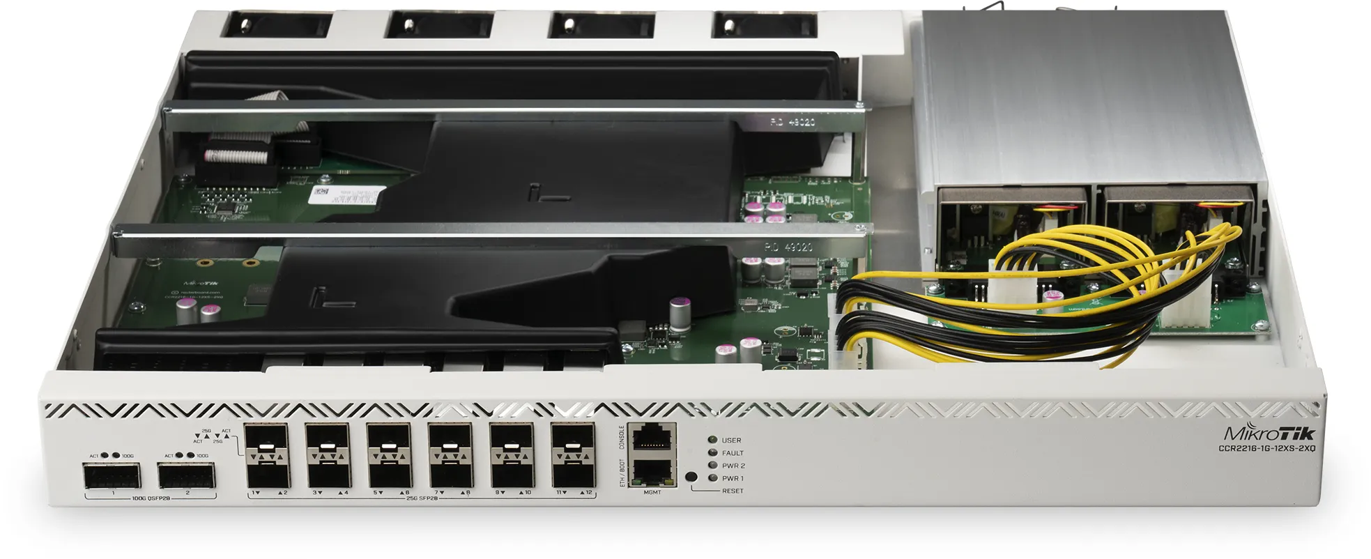 MIKROTIK CCR2216-1G-12XS-2XQ with RouterOS L6