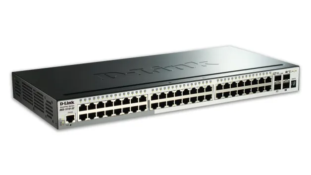 D-Link Gigabit Stackable SmartPro n&auml;tverksswitch, 48xRJ45, 4xSFP, PoE