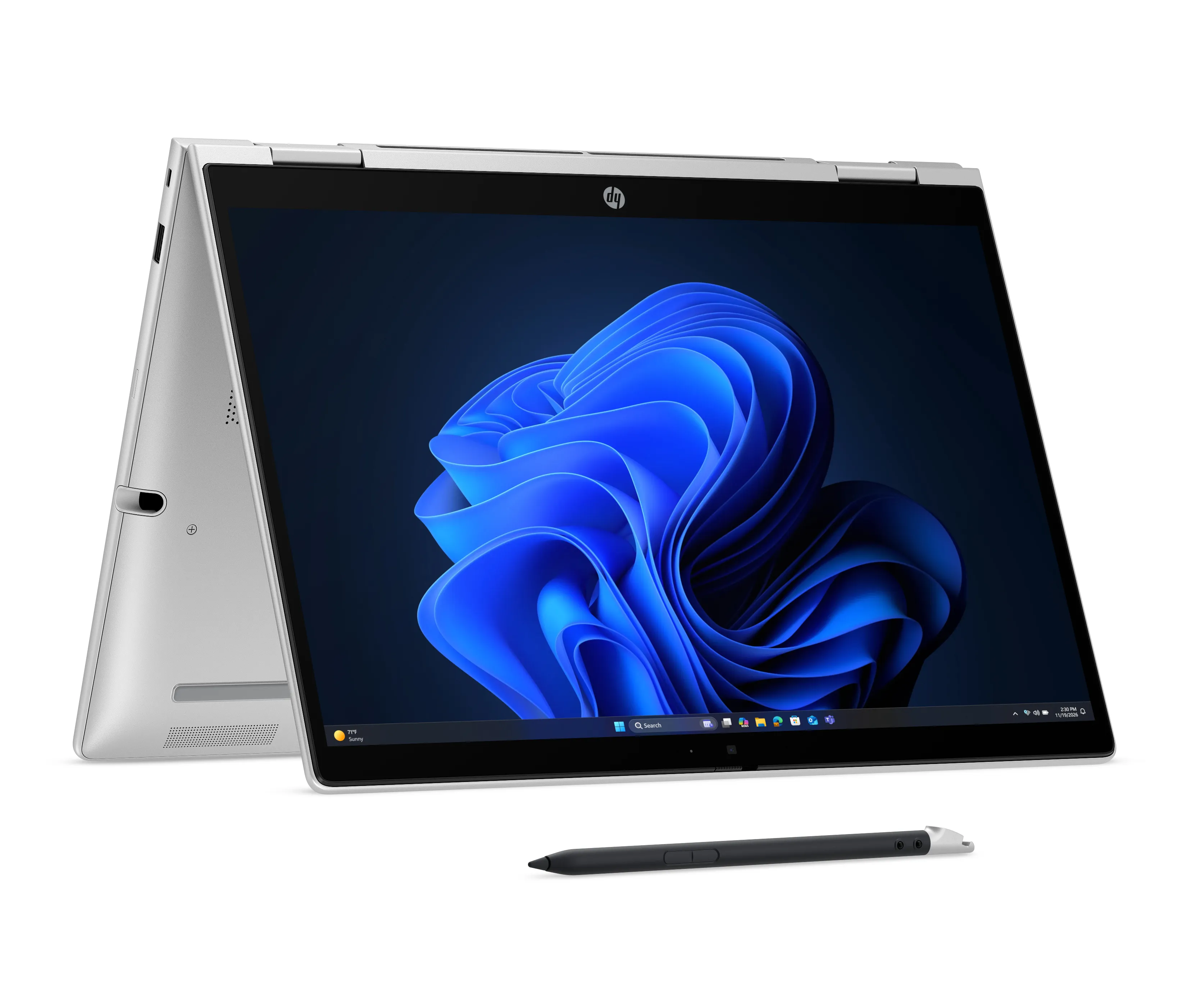 HP ProBook 4 Flip G2i 13.3" Core 5 320, 16GB, 512GB, Win 11 Pro - Notebook, Silver