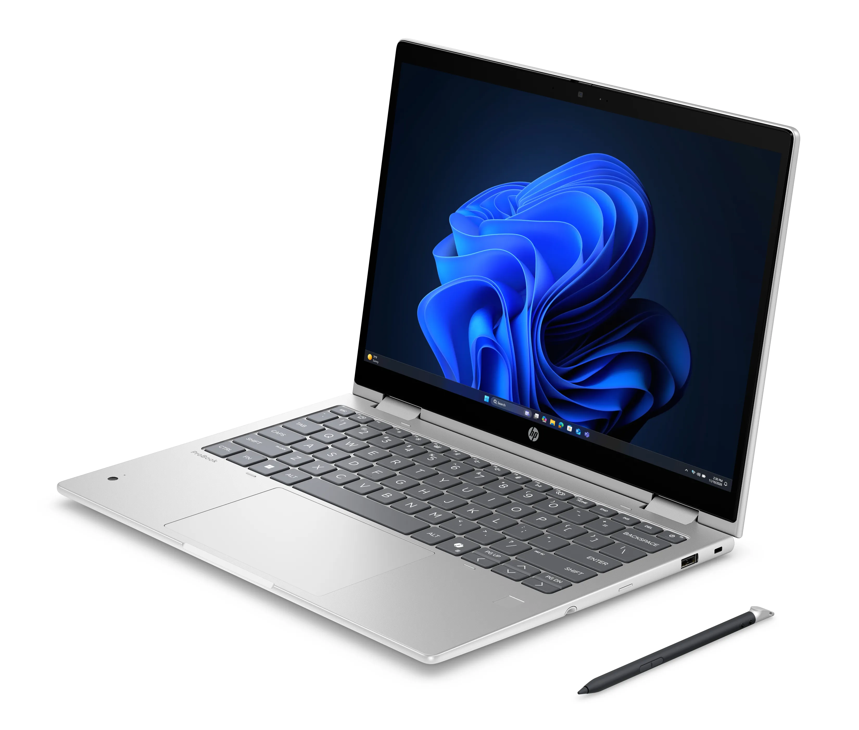 HP ProBook 4 Flip G2i 13.3" Core 5 320, 16GB, 512GB, Win 11 Pro - Notebook, Silver