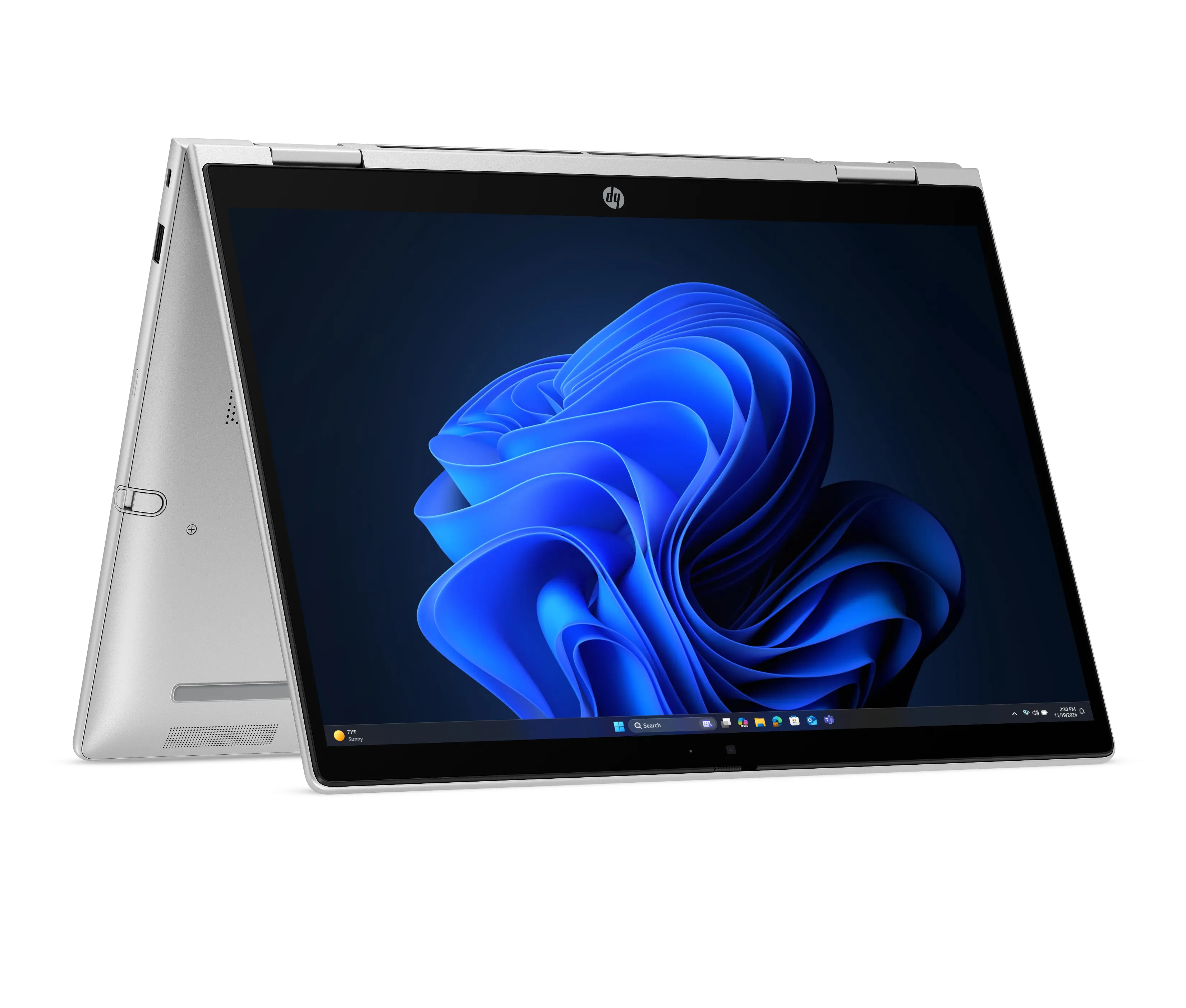 HP ProBook 4 Flip G2i 13.3" Core 5 320, 16GB, 512GB, Win 11 Pro - Notebook, Silver