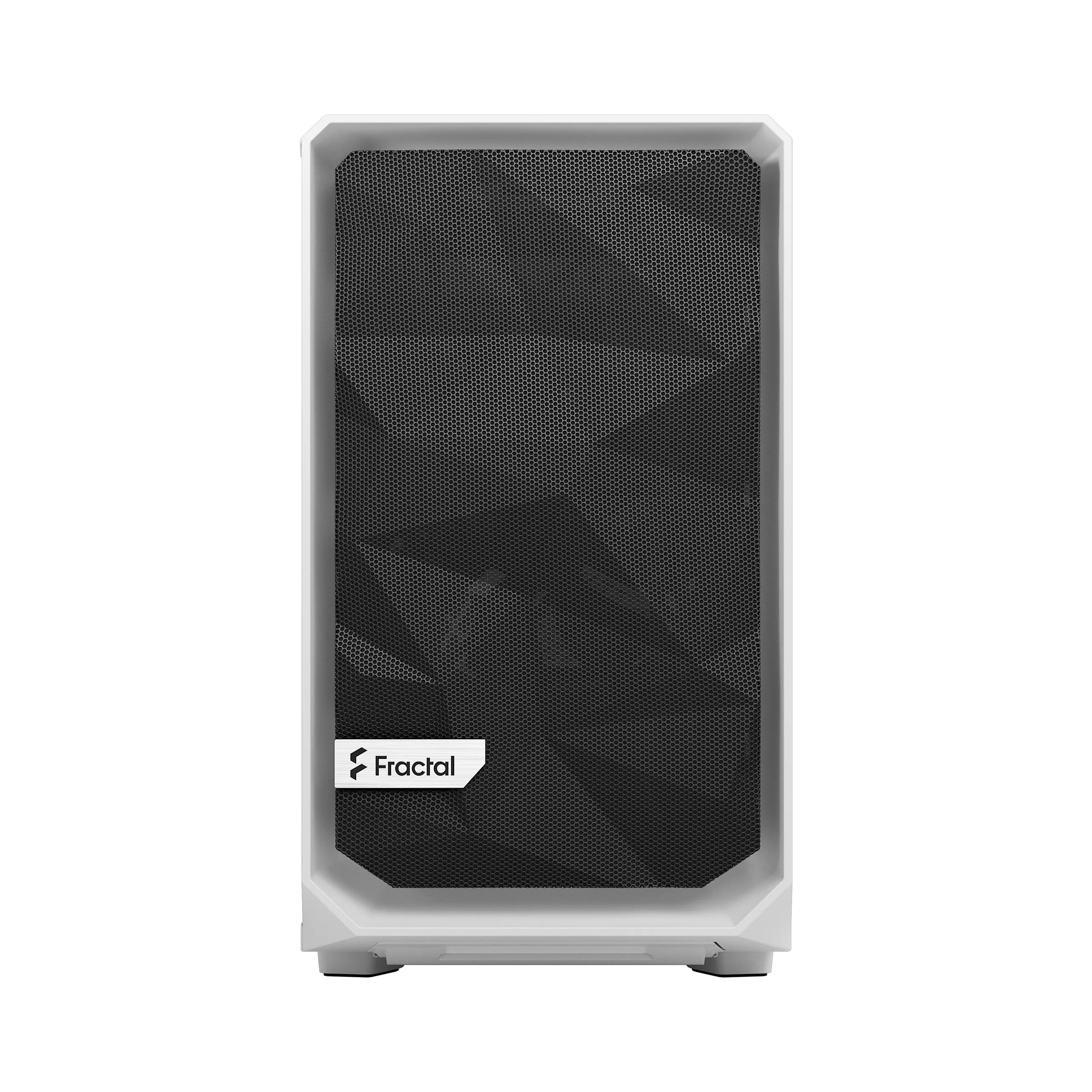 Fractal Design Meshify 2 Nano - Mini Tower case with window, White / Clear Tint