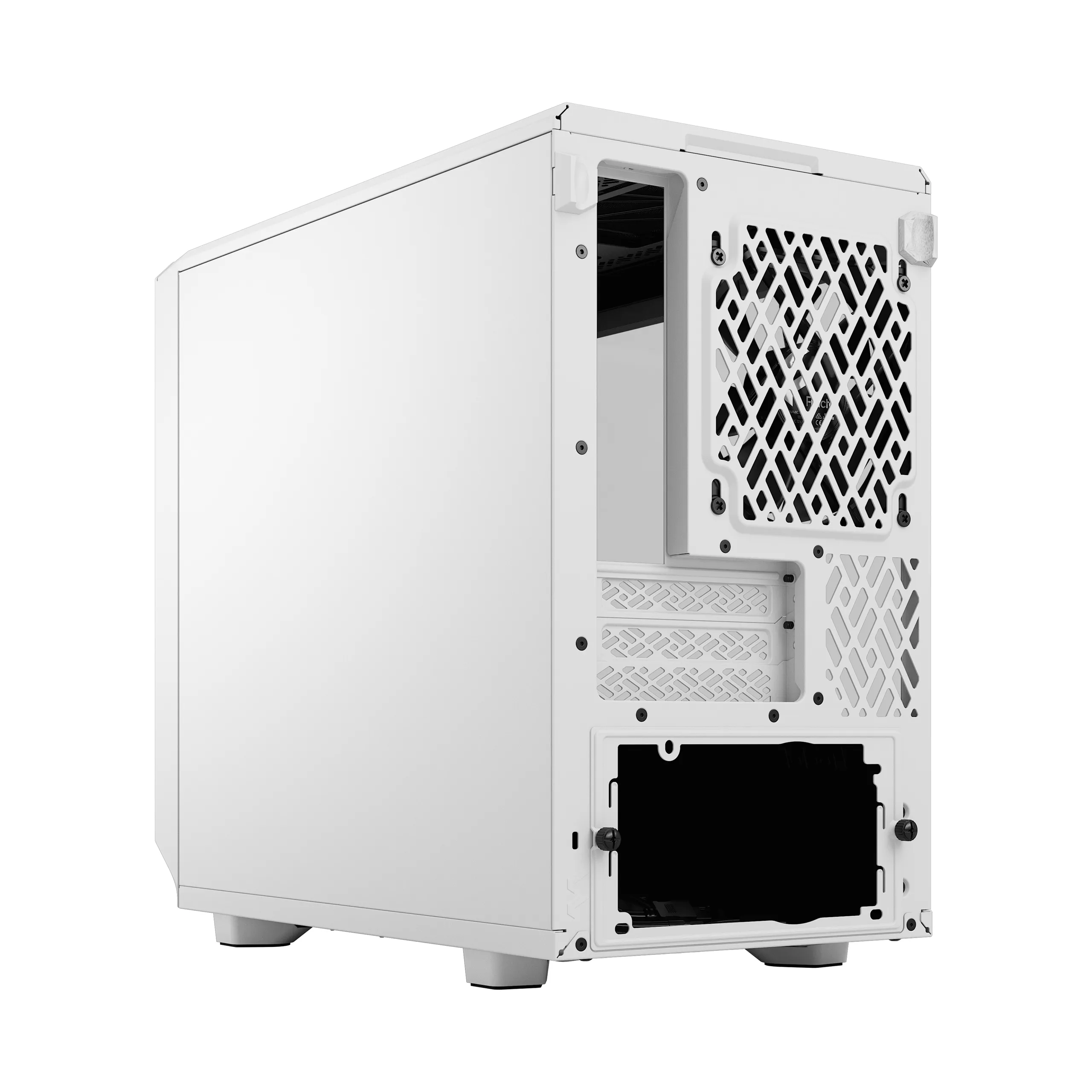 Fractal Design Meshify 2 Nano - Mini Tower case with window, White / Clear Tint