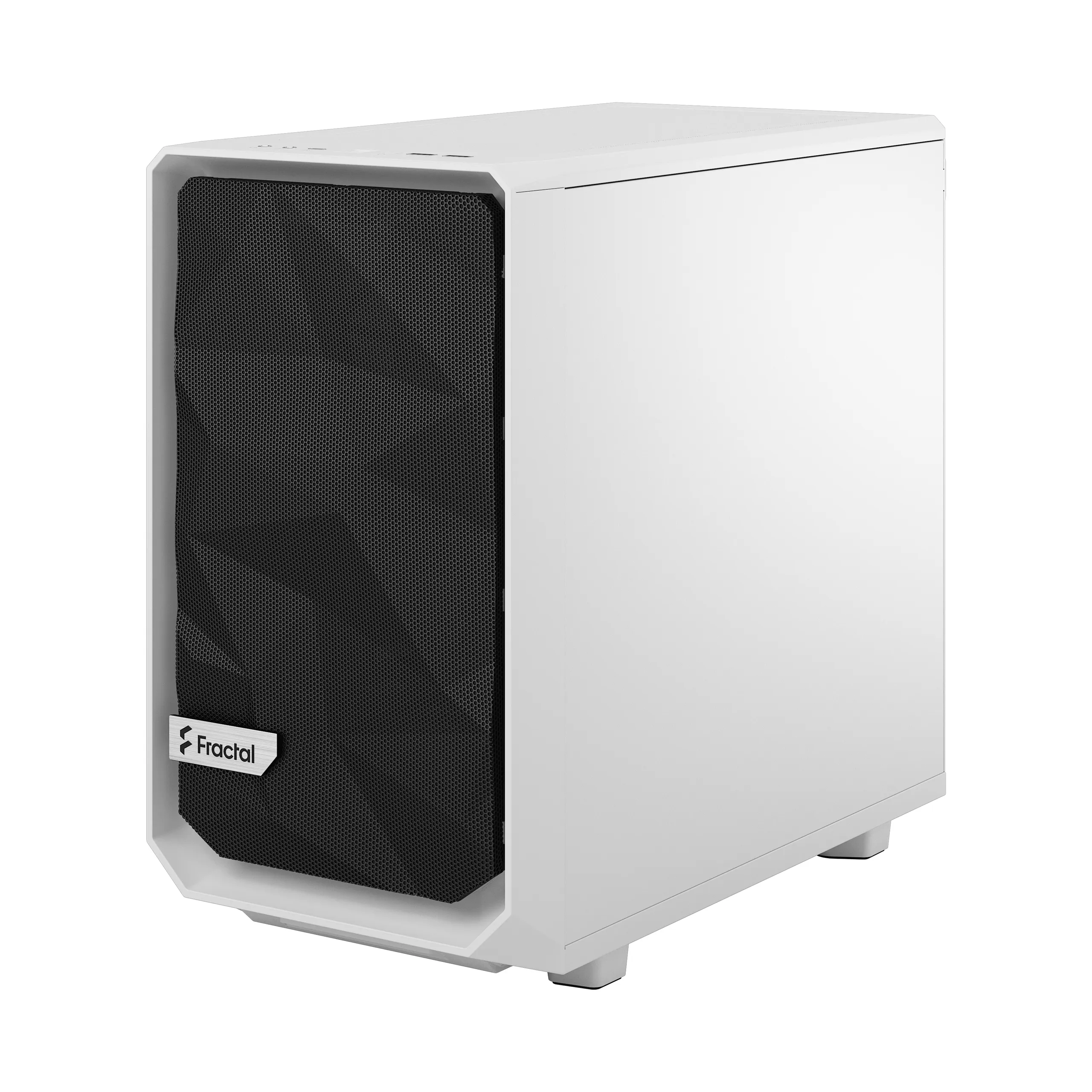 Fractal Design Meshify 2 Nano - Mini Tower case with window, White / Clear Tint