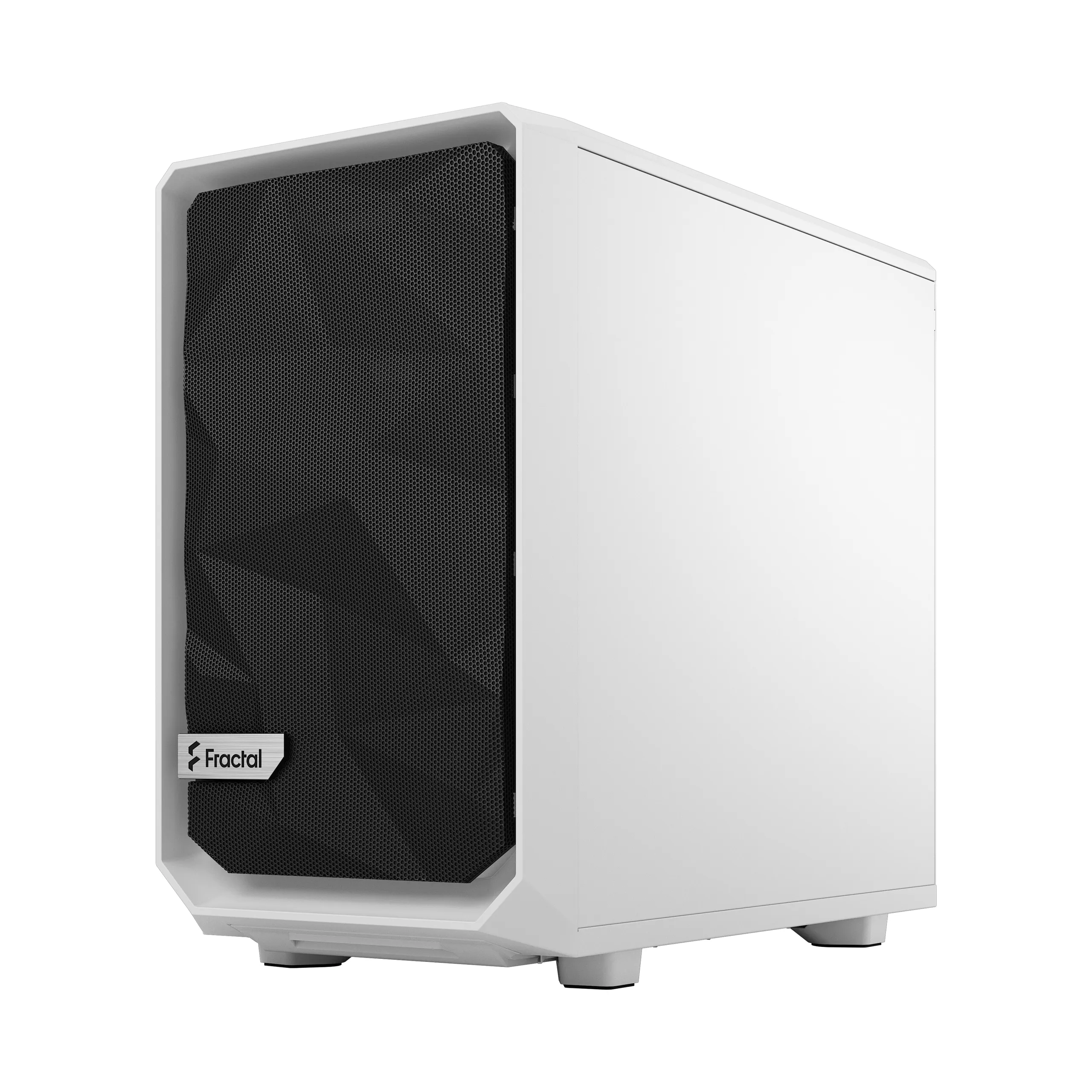 Fractal Design Meshify 2 Nano - Mini Tower case with window, White / Clear Tint