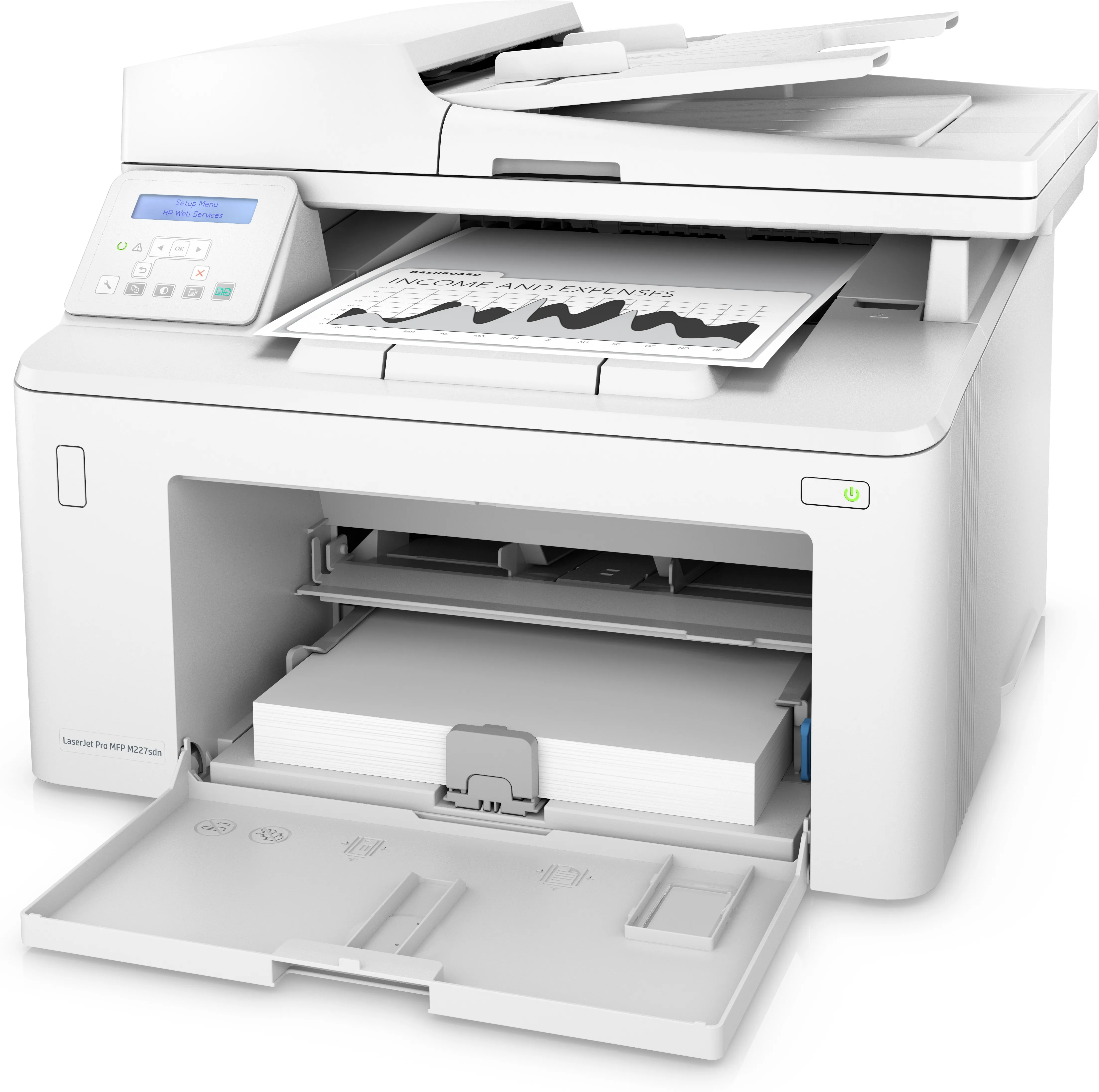 HP LaserJet Pro M227sdn Duplex, LAN, A4 -mustavalkolasertulostin