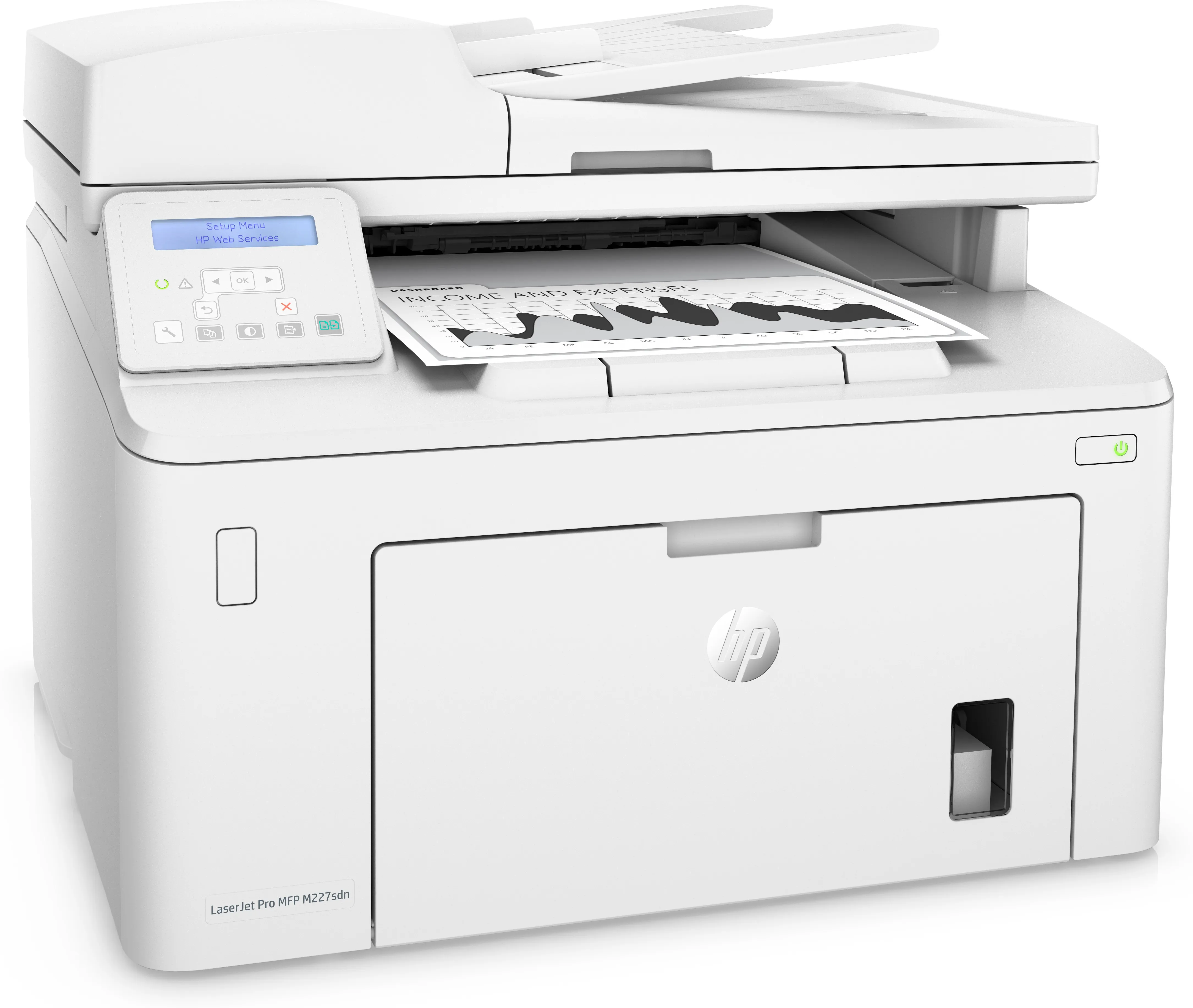 HP LaserJet Pro M227sdn Duplex, LAN, A4 -mustavalkolasertulostin