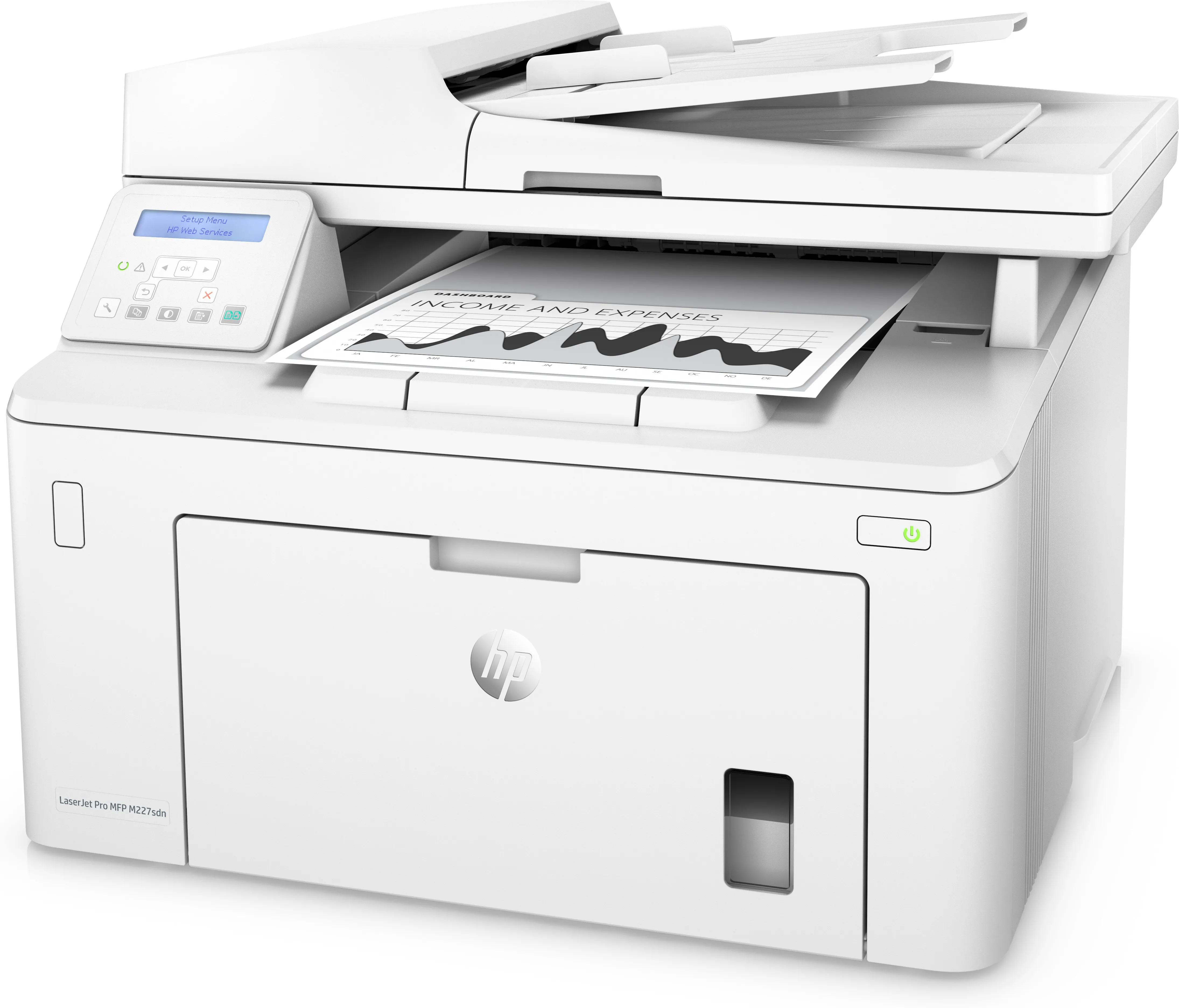 HP LaserJet Pro M227sdn Duplex, LAN, A4 -mustavalkolasertulostin