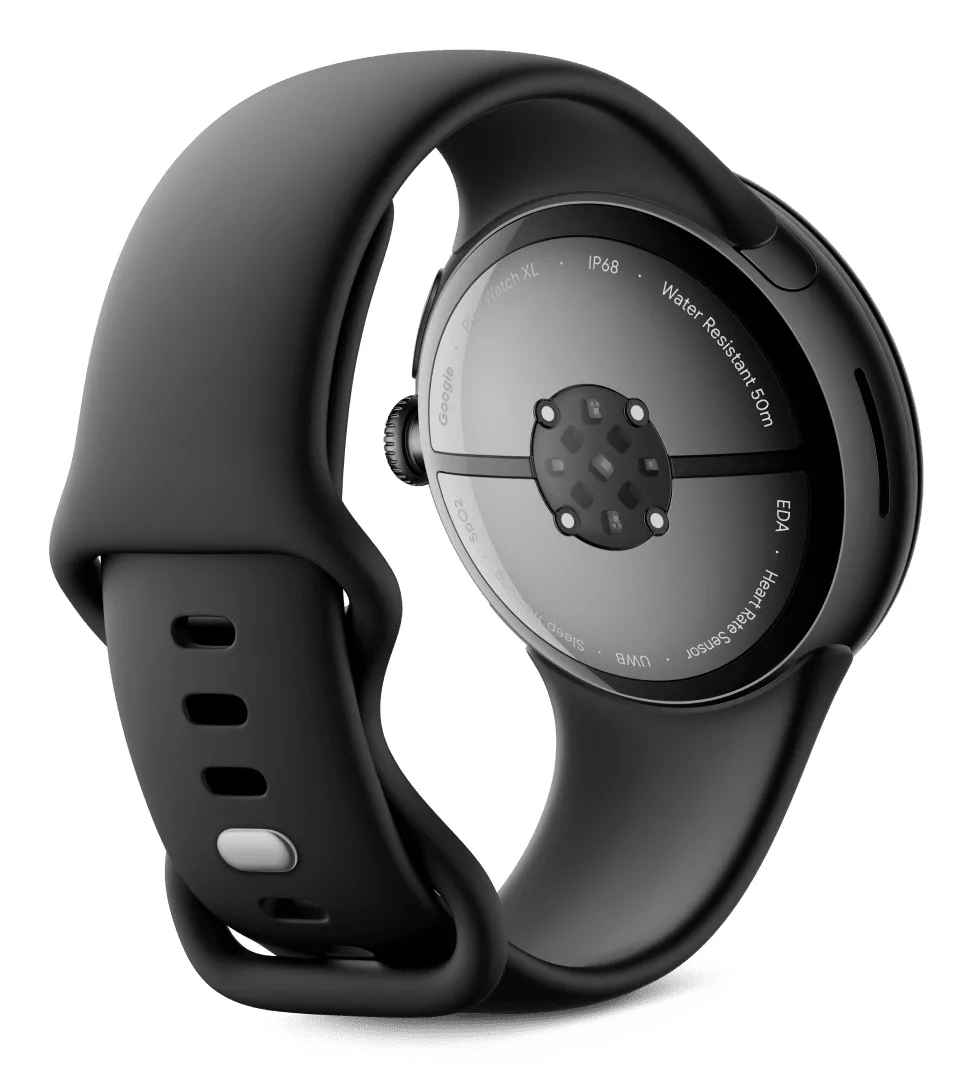 Google Pixel Watch 3 (45mm) WiFi -älykello, obsidian
