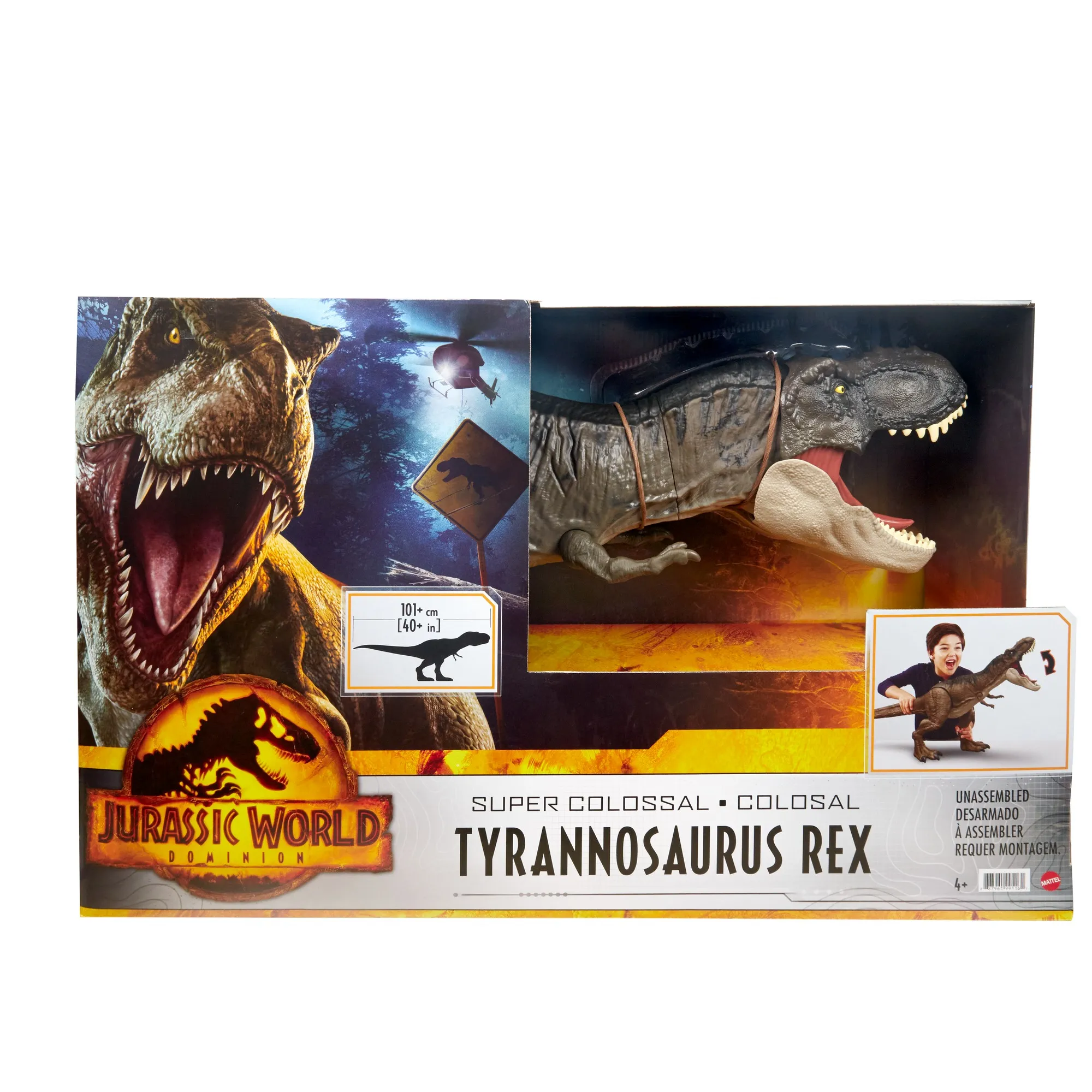 Mattel Jurassic World Riesendino T-Rex, play figure