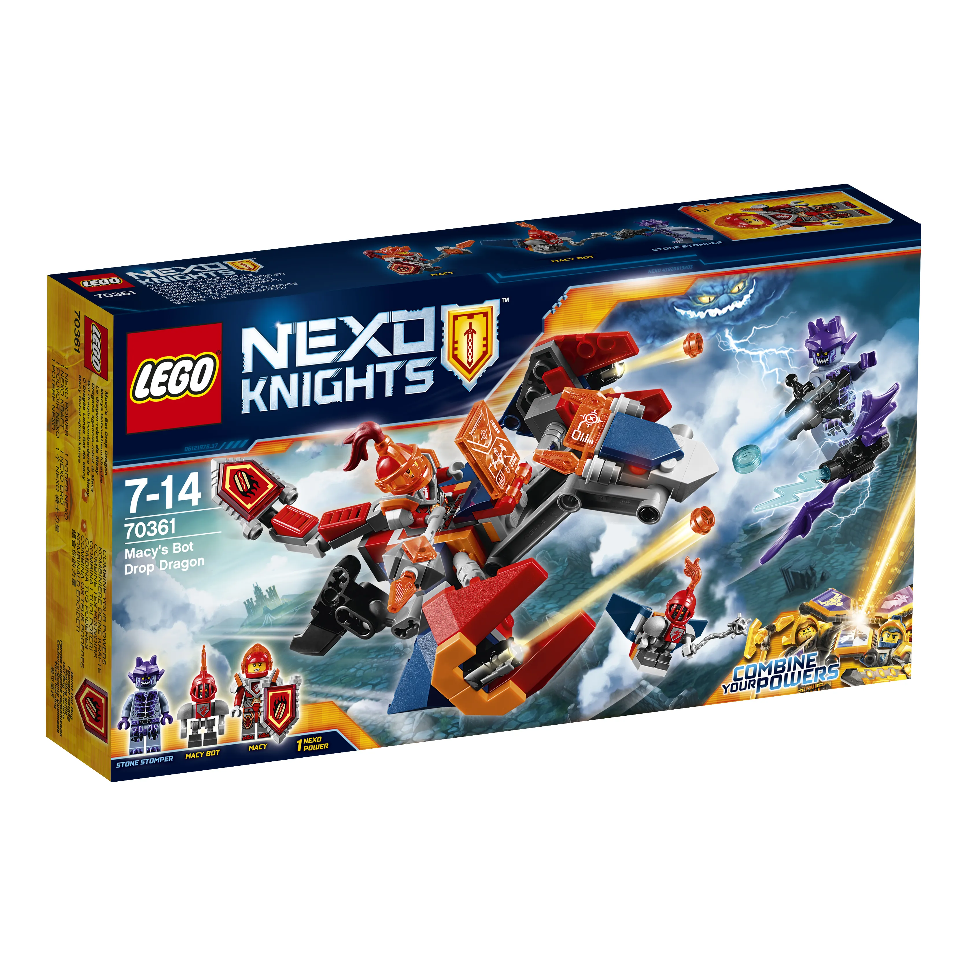Lego Nexo Knights - Macy's Bot Drop Dragon